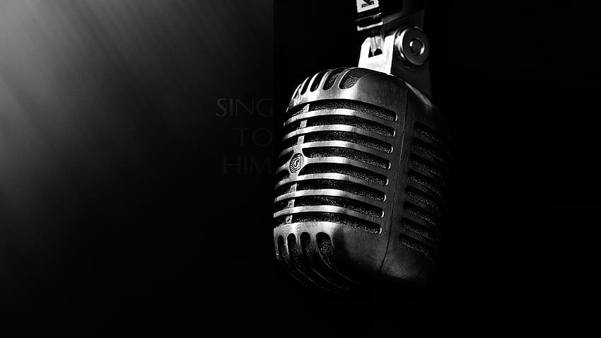 Sing To Him Microphone Christian - Worship Singing - , Singing HD wallpaper