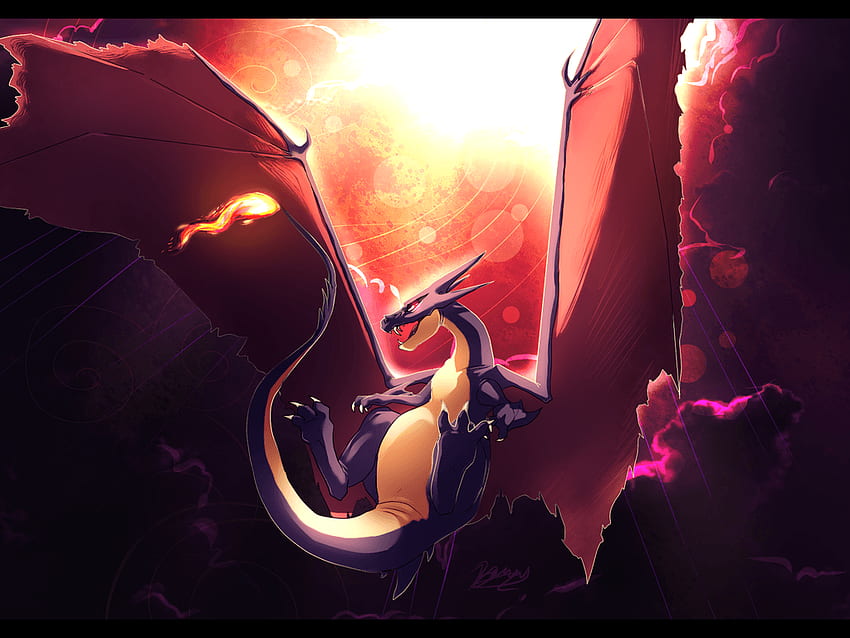 Pokémon Shiny Charizard Sfondo HD