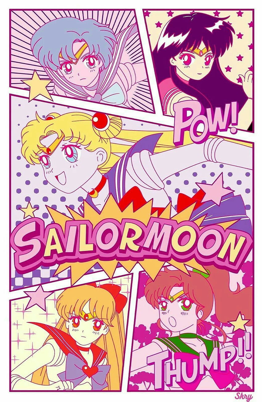Sailor Moon Comic Style. Sailor moon aesthetic, Sailor moon, Sailor ...