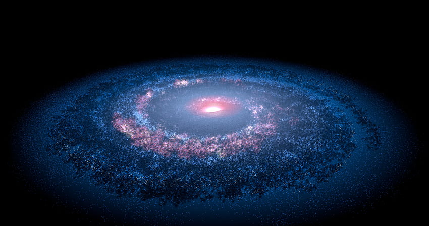 Universe, Milky Way, Particles HD wallpaper