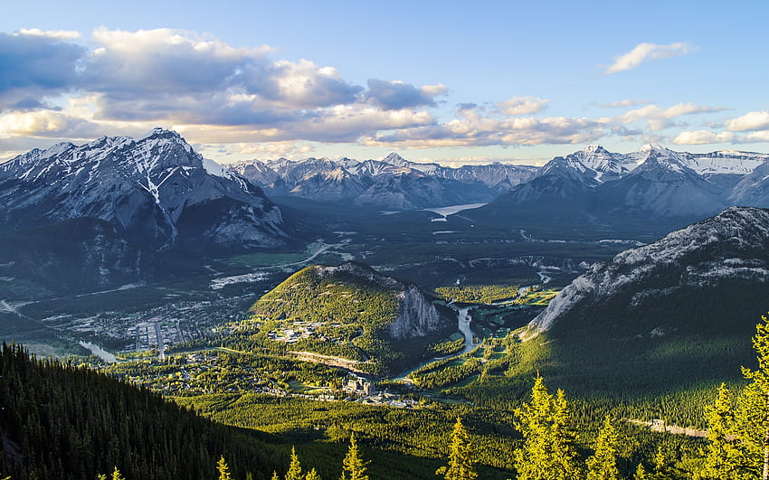 Banff, Alberta, Canada., Banff National Park, Alberta, Canada, Banff HD wallpaper