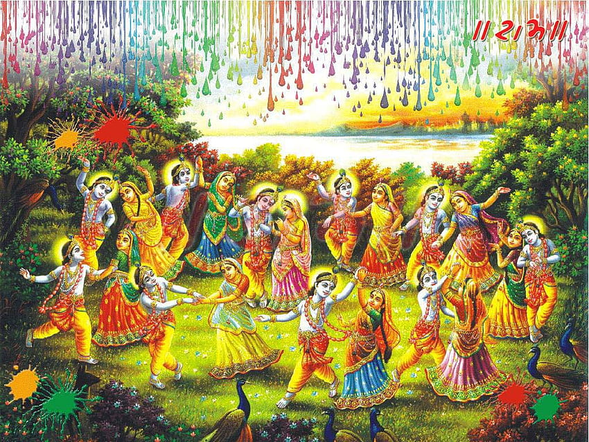 Krishna Leela. God and - Sri Krishna HD wallpaper