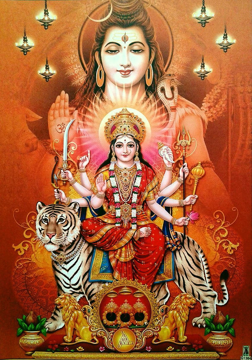 Lord Shiva and Shri Mata Vaishno Devi. Vaishno devi, Lord durga HD phone wallpaper