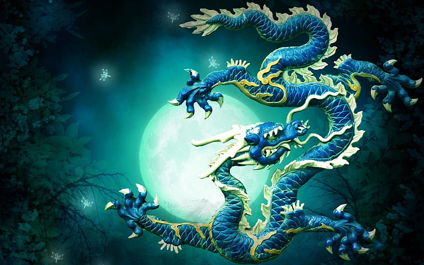 Artistic Chinese Dragon Dragon . Chinese dragon, Japanese dragon, Asian dragon HD wallpaper