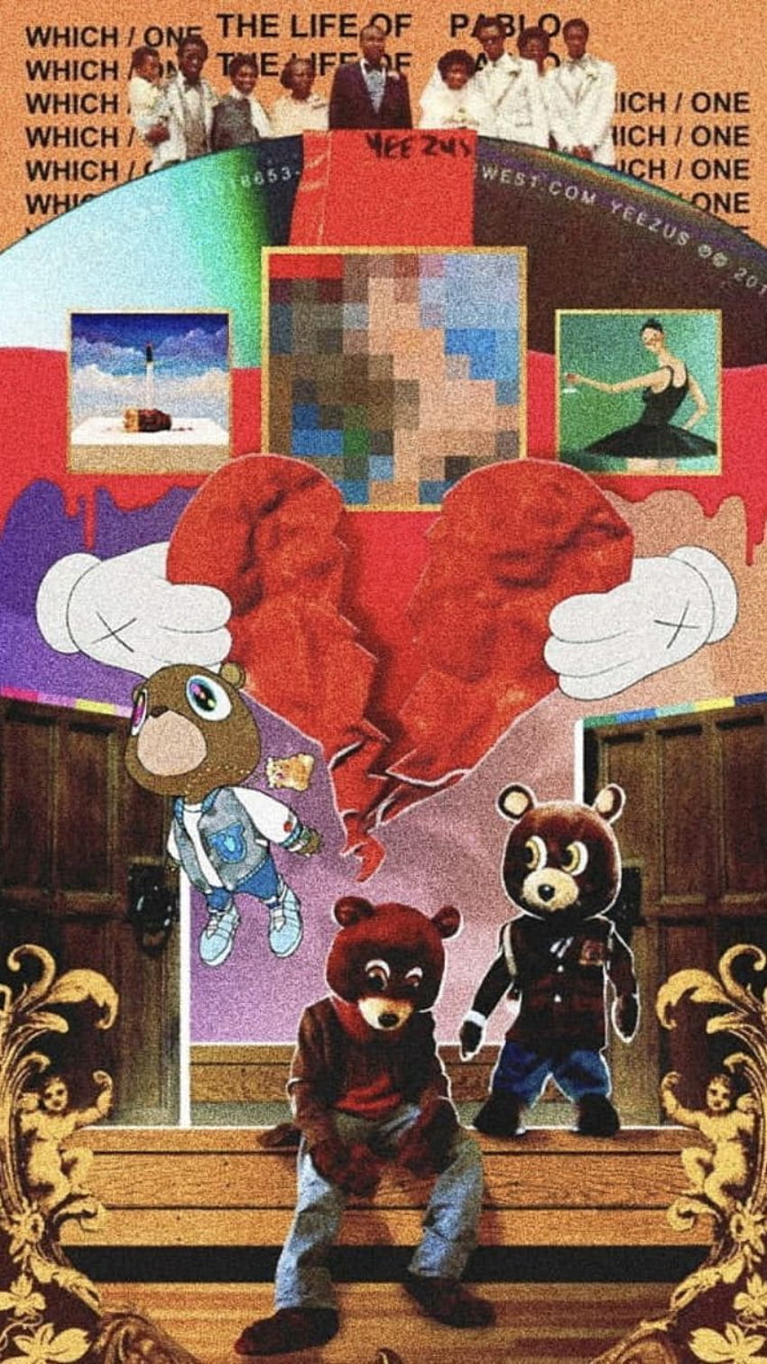 Kanye West. Kanye barat, rap iPhone, sampul album Kanye barat wallpaper ponsel HD