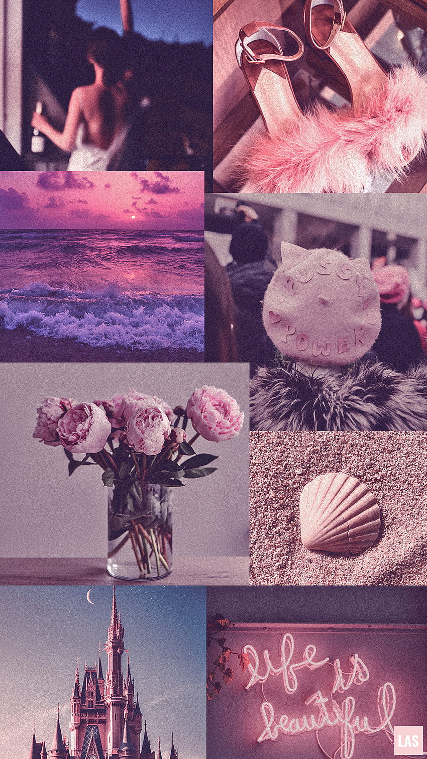 aesthetic phone iPhone, Flower Collage HD phone wallpaper