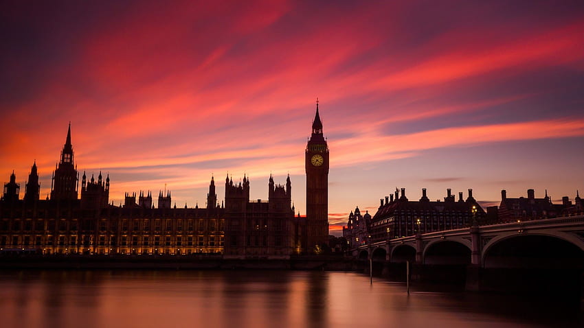 Palace Of Westminster Thames River London - HD wallpaper