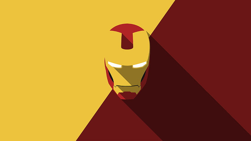Iron-man, casco, mínimo fondo de pantalla