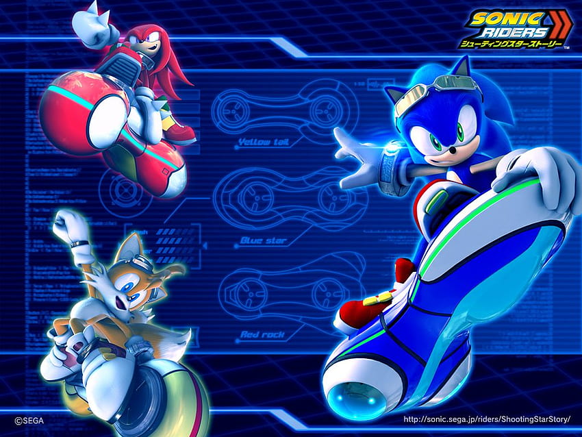 HD wallpaper: Sonic animated illustration, Sonic Riders, Sonic the Hedgehog  | Wallpaper Flare
