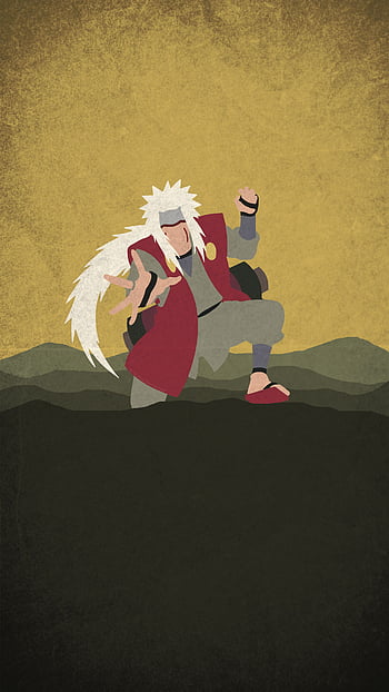 Made a simple 'aesthetic' Jiraiya wallpaper : r/Naruto