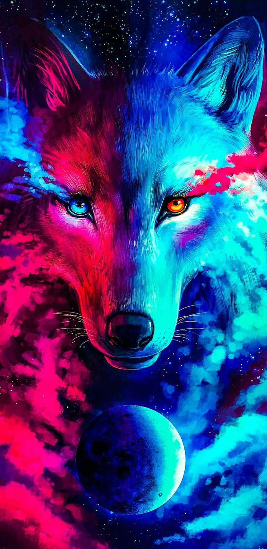 cool wolf e stock, Shadow Wolf Sfondo del telefono HD