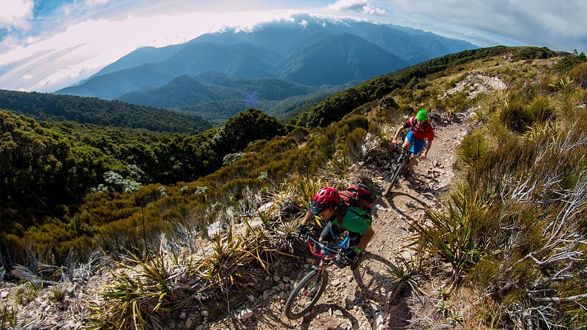 Epic tour in mountain bike della Nuova Zelanda (lunghezza intera), Epic Mountain Biking Sfondo HD