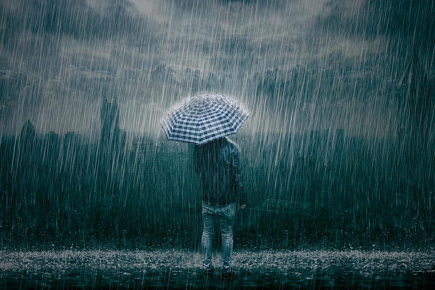 pioggia triste, scene di pioggia Sfondo HD