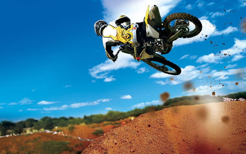 Motocross, Motorräder HD-Hintergrundbild