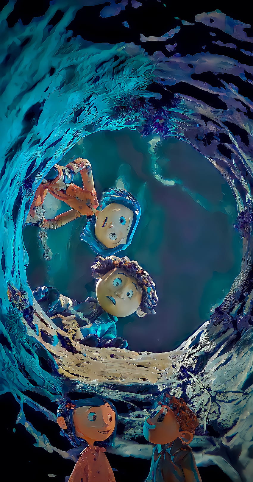 Coraline, animados, terror, caricatura, Peliculas, Halloween HD phone wallpaper