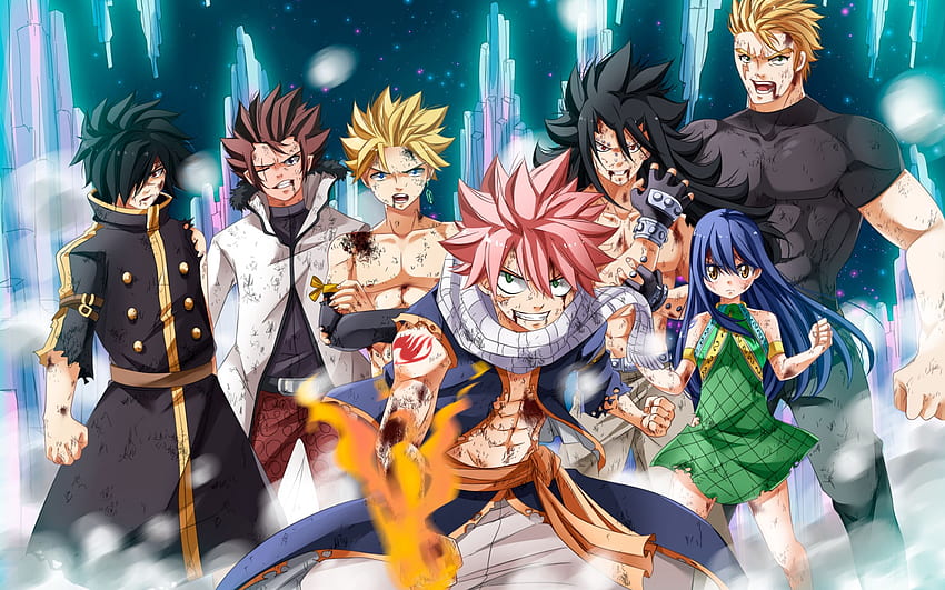 Download Fairy Tail Iphone Anime Characters Poster Wallpaper