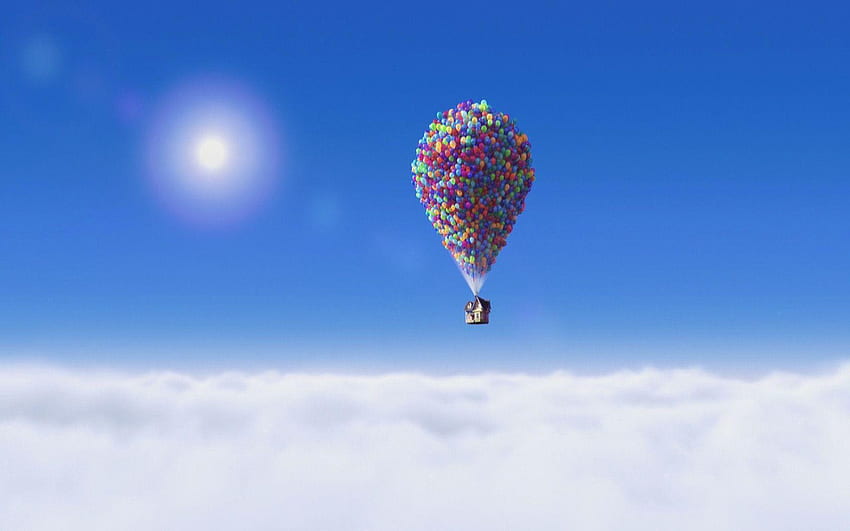Up Pixar, Balloon House HD wallpaper