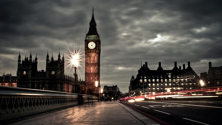 paesaggio urbano, Città, Edificio, R, Big Ben, Luci, Clocktowers, Londra. Big ben, Londra, Mondo, Torre dell'Orologio di Londra Sfondo HD