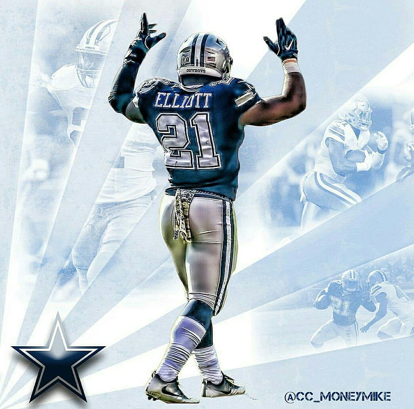 Zeke Elliot. Dallas Cowboys Cheerleader, Cowboys, Dallas Cowboys Fans HD-Hintergrundbild