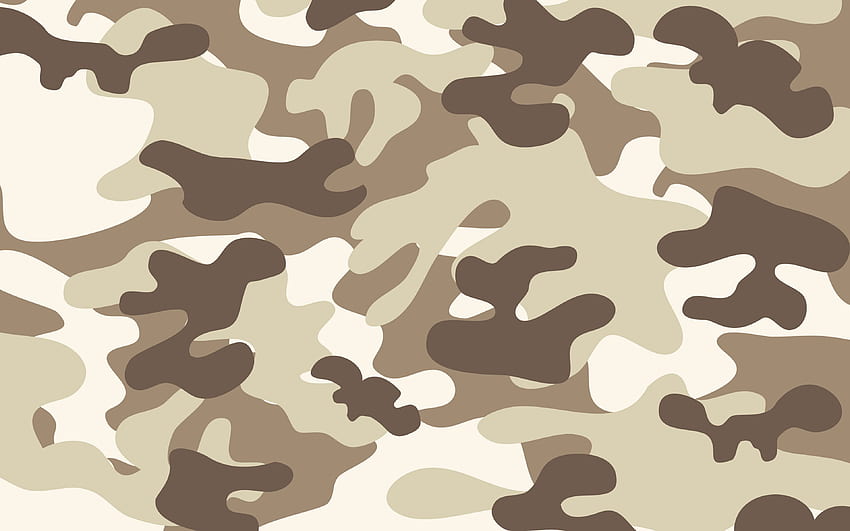 Camouflage marron, camouflage d'hiver, camouflage militaire - motif camouflage marron Fond d'écran HD