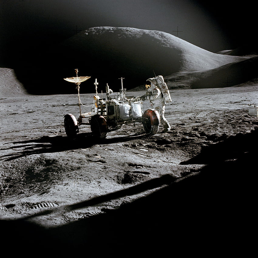 Най-доброто от мисията на Аполо 11 и други любопитни факти, Кацане на Луната HD тапет за телефон