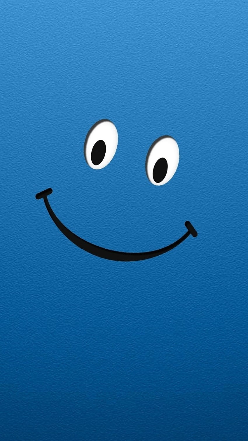Smile Wale, Blue Background HD phone wallpaper