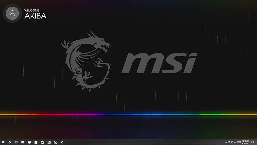 MSI Video Skin Mk.6 BY AKIBA ILLUSION. Msi, Illusions, Neon signs, MSI Rainbow HD wallpaper