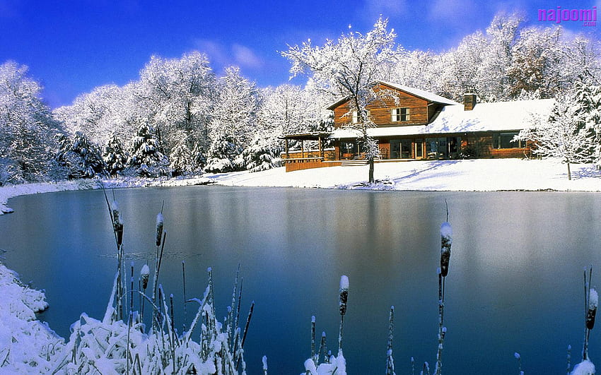 สวย ฉาก หิมะ najoomi Snowscape วอลล์เปเปอร์ HD