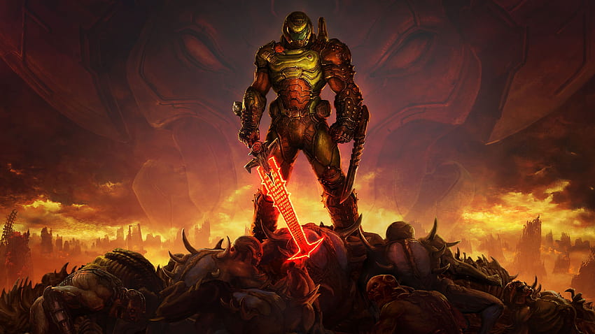 Doom for your or mobile screen and easy to, Doom Logo HD wallpaper