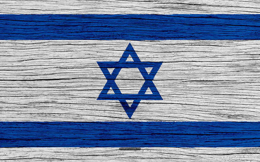 Flag of Israel, , Asia, wooden texture, Israeli flag, national symbols, Israel flag, art, Israel for with resolution . High Quality HD wallpaper