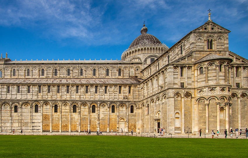 the building, Italy, Cathedral, Pisa, architecture HD wallpaper
