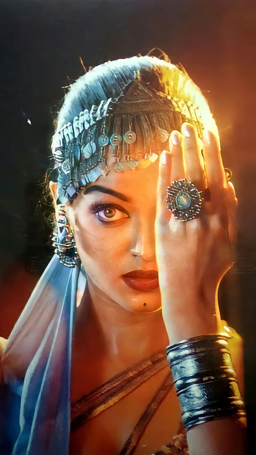Aishwarya Rai, aktris bollywood, antik wallpaper ponsel HD