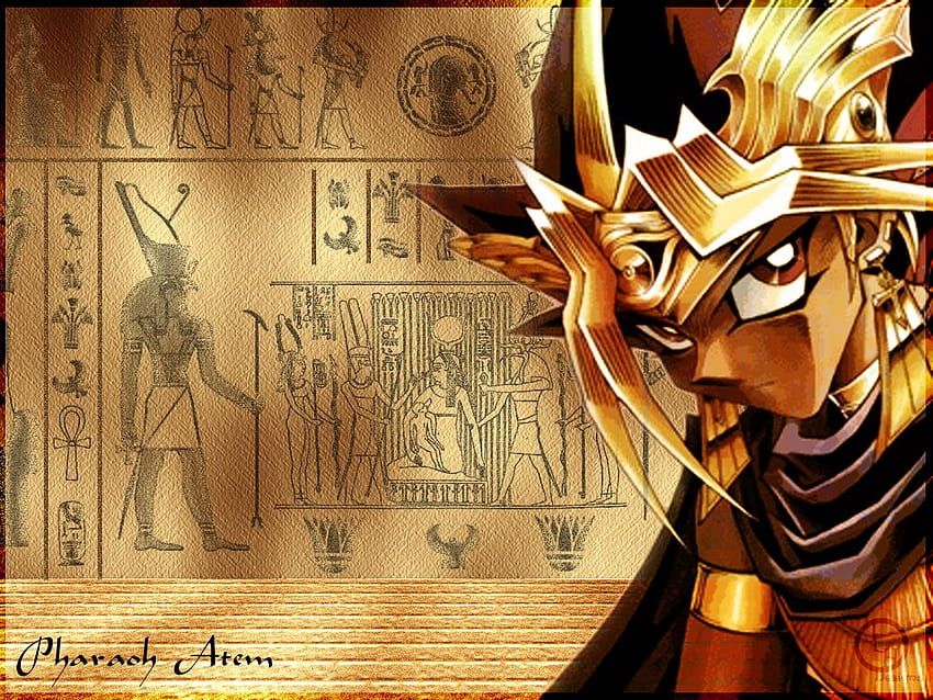 Yu Gi Oh Duel Monsters e Scan Gallery, faraone egiziano Sfondo HD