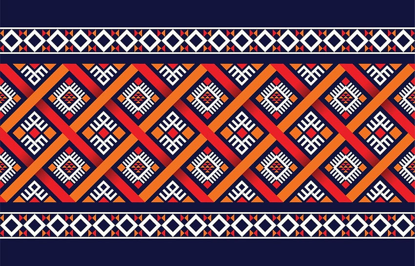 Ethnic boho pattern with geometric in bright colors. Design for carpet, , clothing, wrapping, batik, fabric, Vector illustration embroidery style in Ethnic themes. 2063238 Vector Art at Vecteezy HD wallpaper