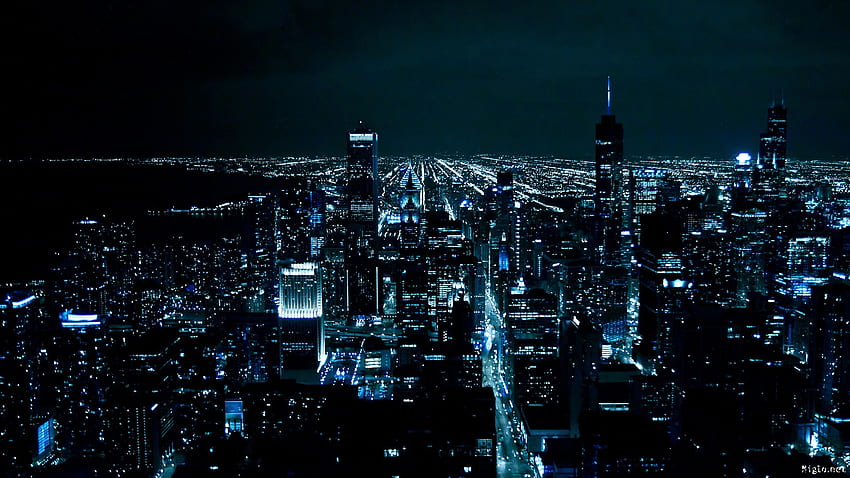 Gotham City bei Nacht. im Jahr 2019. , Straßenästhetik HD-Hintergrundbild