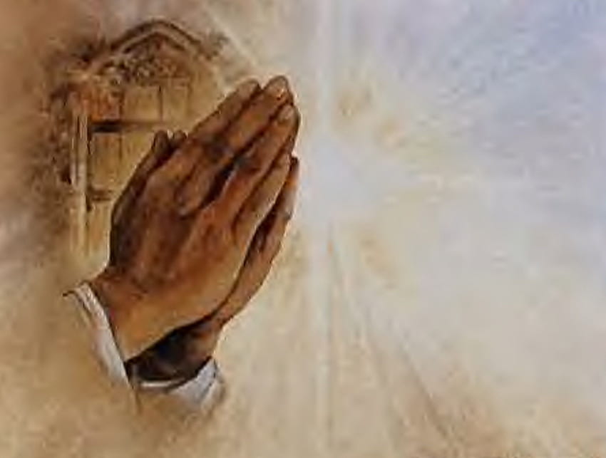 Mani in preghiera Sfondo HD