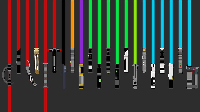 Vectored this lightsaber and it turned out great!, Darksaber HD wallpaper