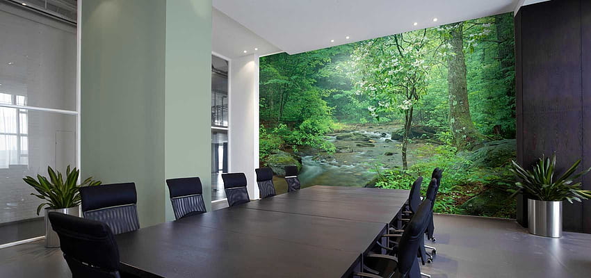 Office wallpaper in your commercial interior design  Wallscape Wallcovering