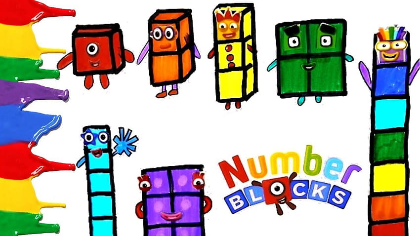 Numberblocks, number blocks, numberblock HD wallpaper