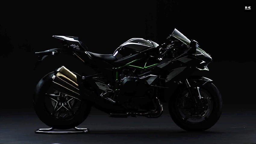 The Ninja H2R, Dark Motorcycle HD wallpaper
