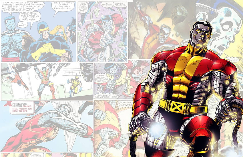 Colossus, Bloody Wolverine Comic HD wallpaper