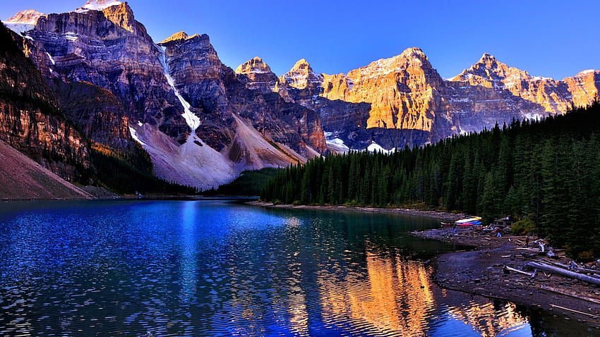 parque nacional de banff, canadá, lago Laptop Full , Nature , y Background fondo de pantalla