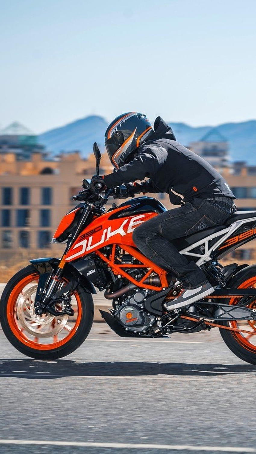 Ktm Duke 390, Motorbike, Rider, speed HD phone wallpaper | Pxfuel