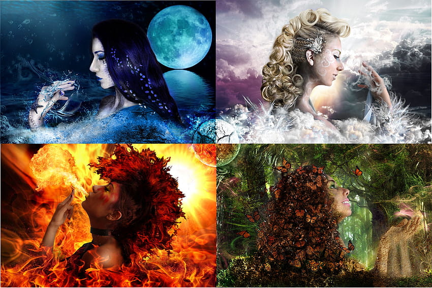 Four Elements Background. Avatar, Earth Element HD wallpaper