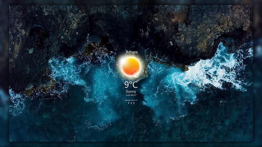 Clima elegante para la lluvia en vivo fondo de pantalla