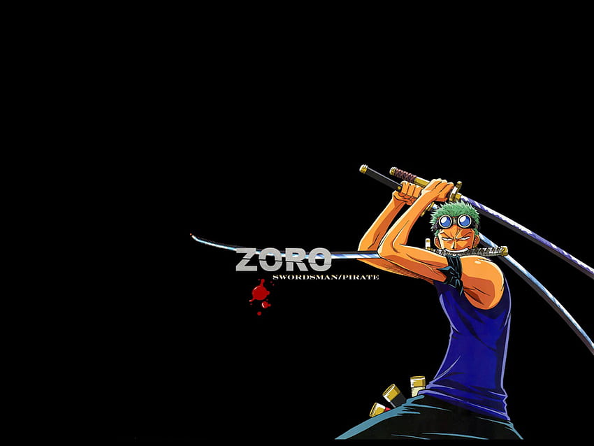 Roronoa Zoro One Piece Anime Black HD wallpaper