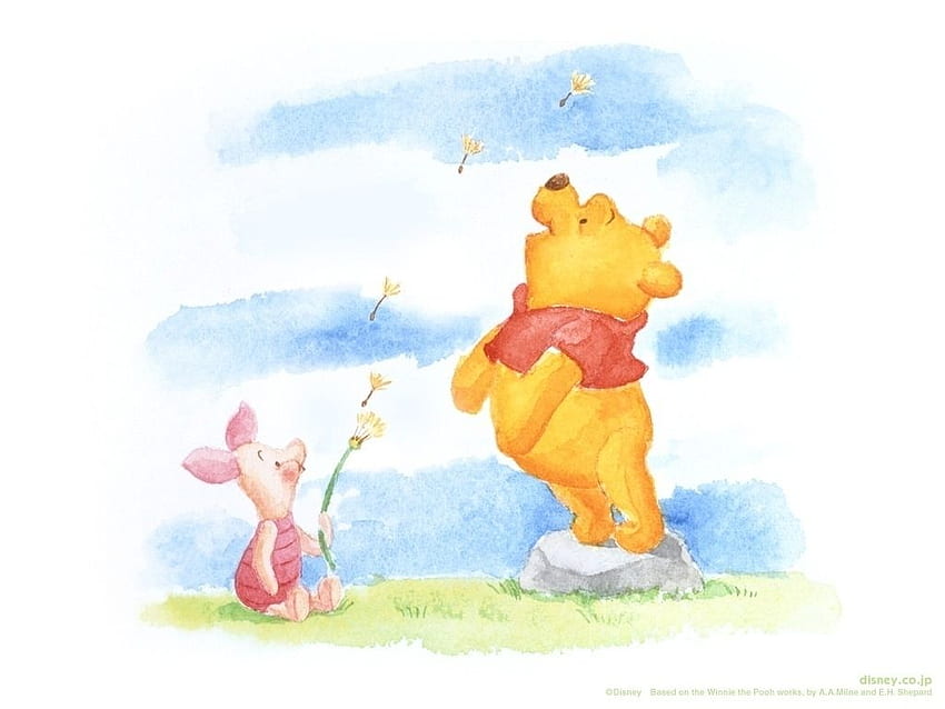 Pooh y Piglet - Winnie the Pooh, Winnie the Pooh clásico fondo de pantalla