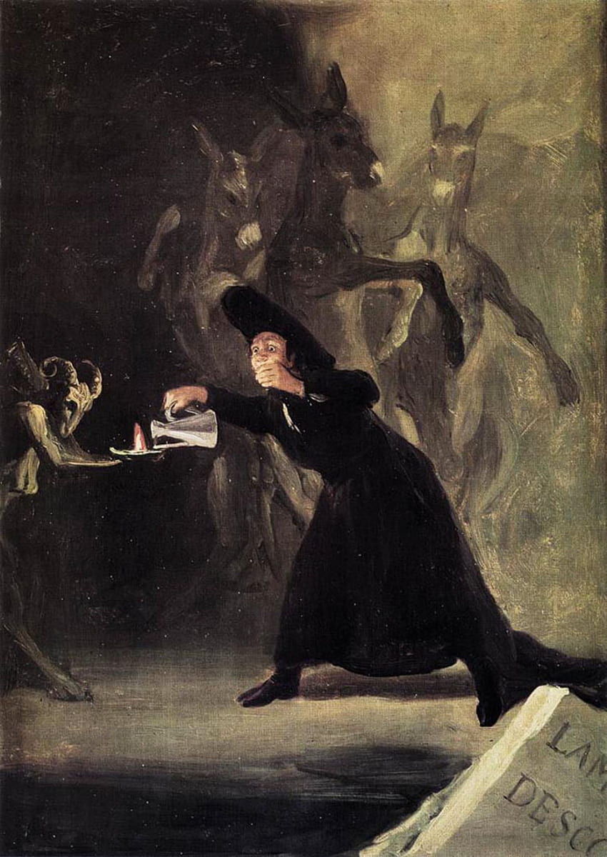 L'homme ensorcelé - Francisco Goya Fond d'écran de téléphone HD
