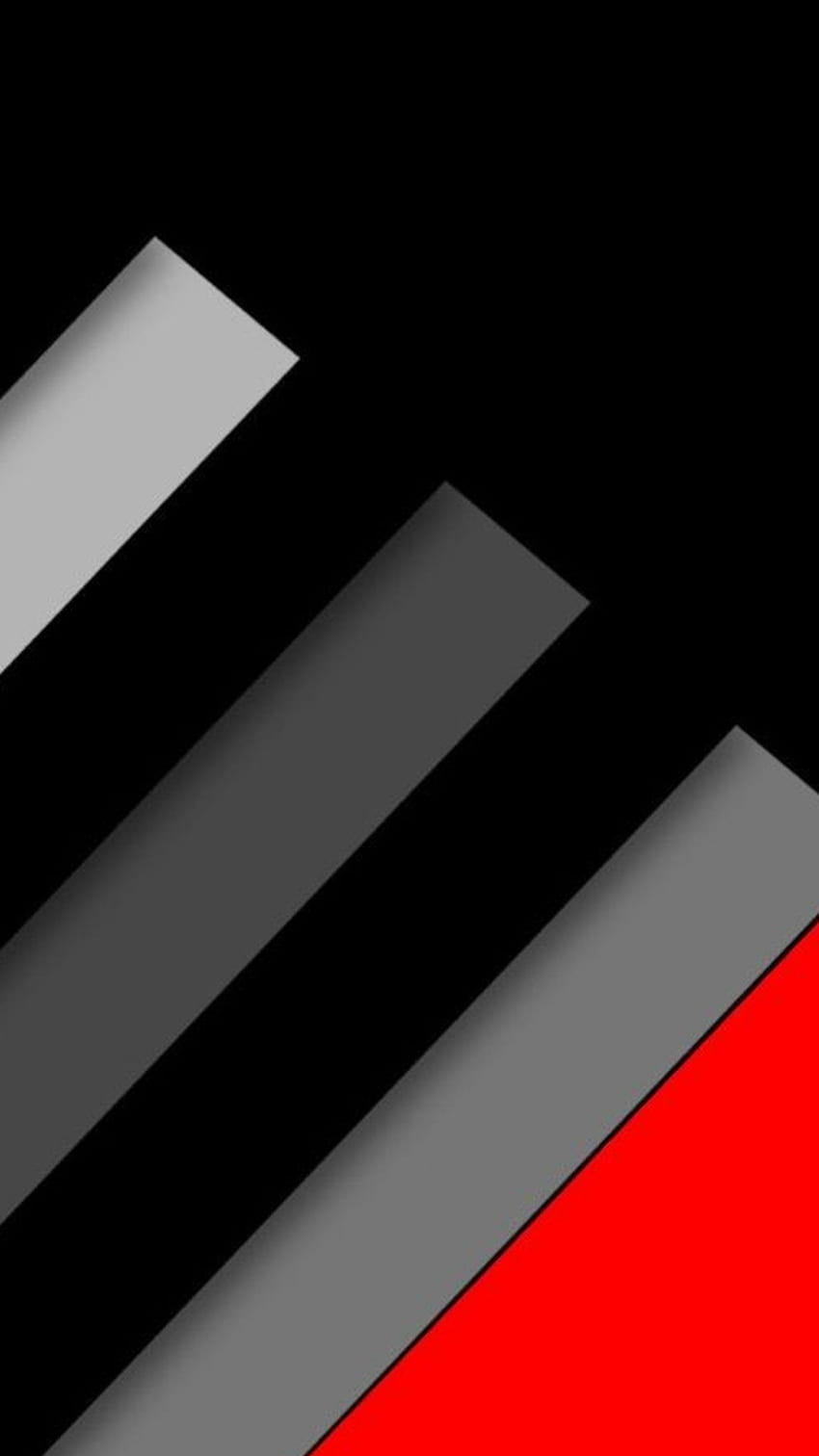 material design lines, digital, red, stripes, gray, modern, texture, black, pattern, gamer, abstract HD phone wallpaper