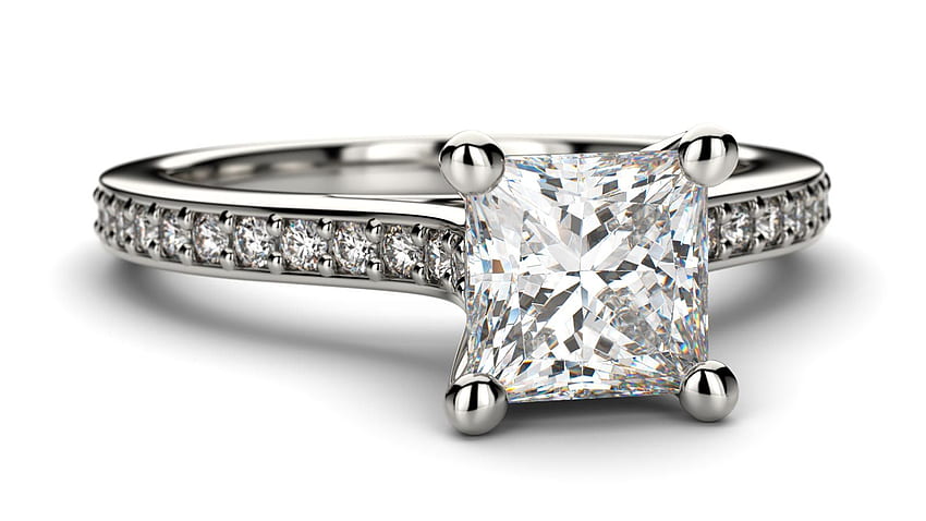 Anello di diamanti, gioielli con diamanti Sfondo HD